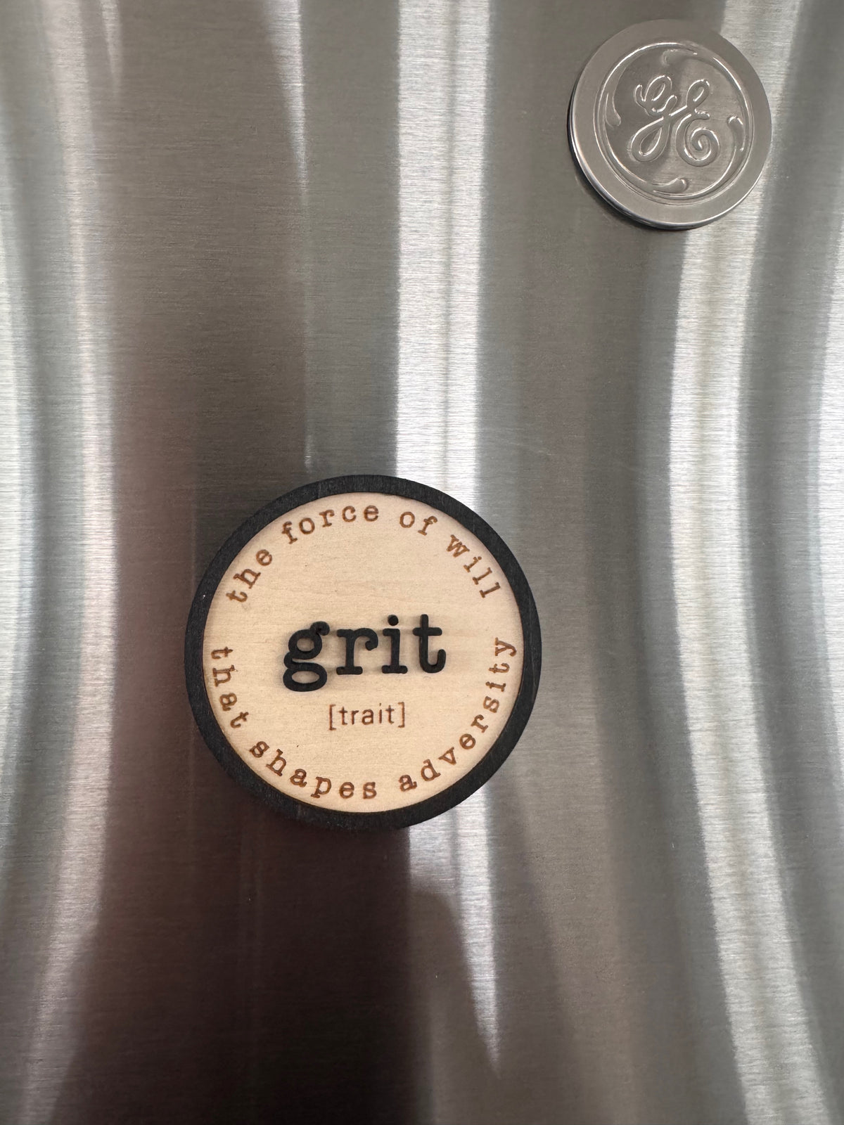 Grit – Handcrafted Wooden Magnet
