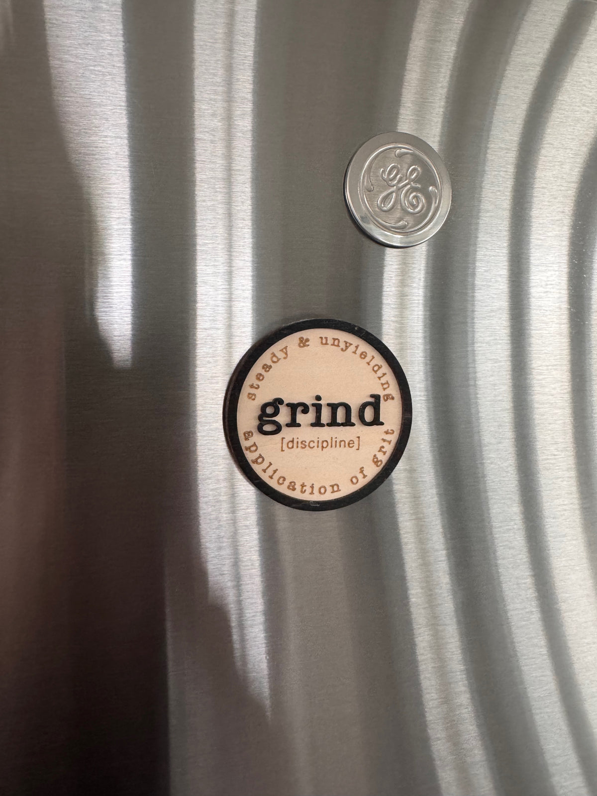 Grind – Handcrafted Wooden Magnet
