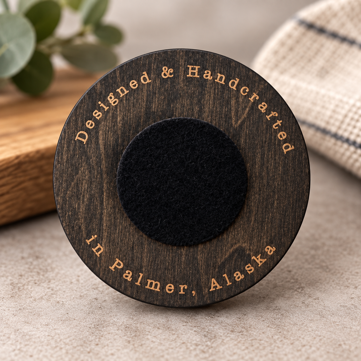 Grind – Handcrafted Wooden Magnet