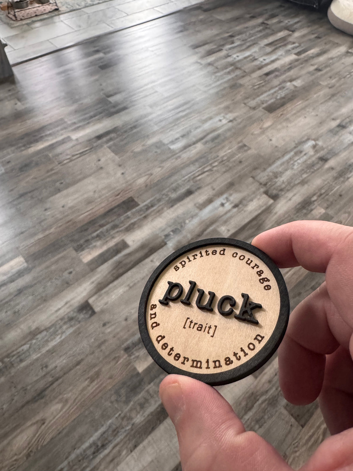 Pluck – Inspirational Handcrafted Wooden Magnet