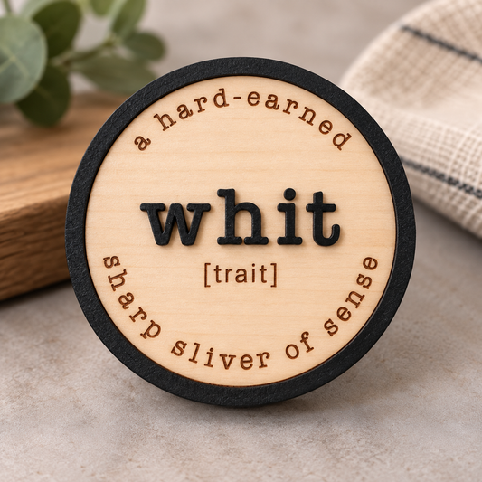 Whit – Clever Handcrafted Wooden Magnet
