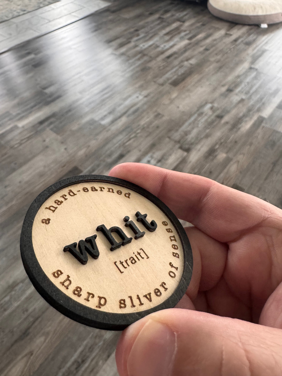 Whit – Clever Handcrafted Wooden Magnet
