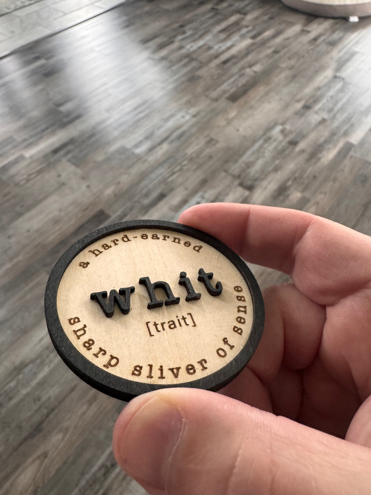 Whit – Clever Handcrafted Wooden Magnet