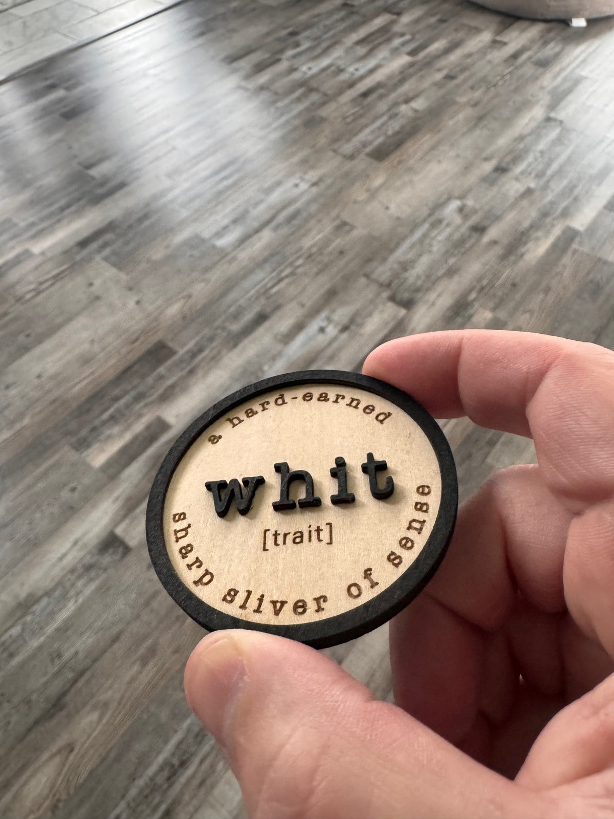 Whit – Clever Handcrafted Wooden Magnet